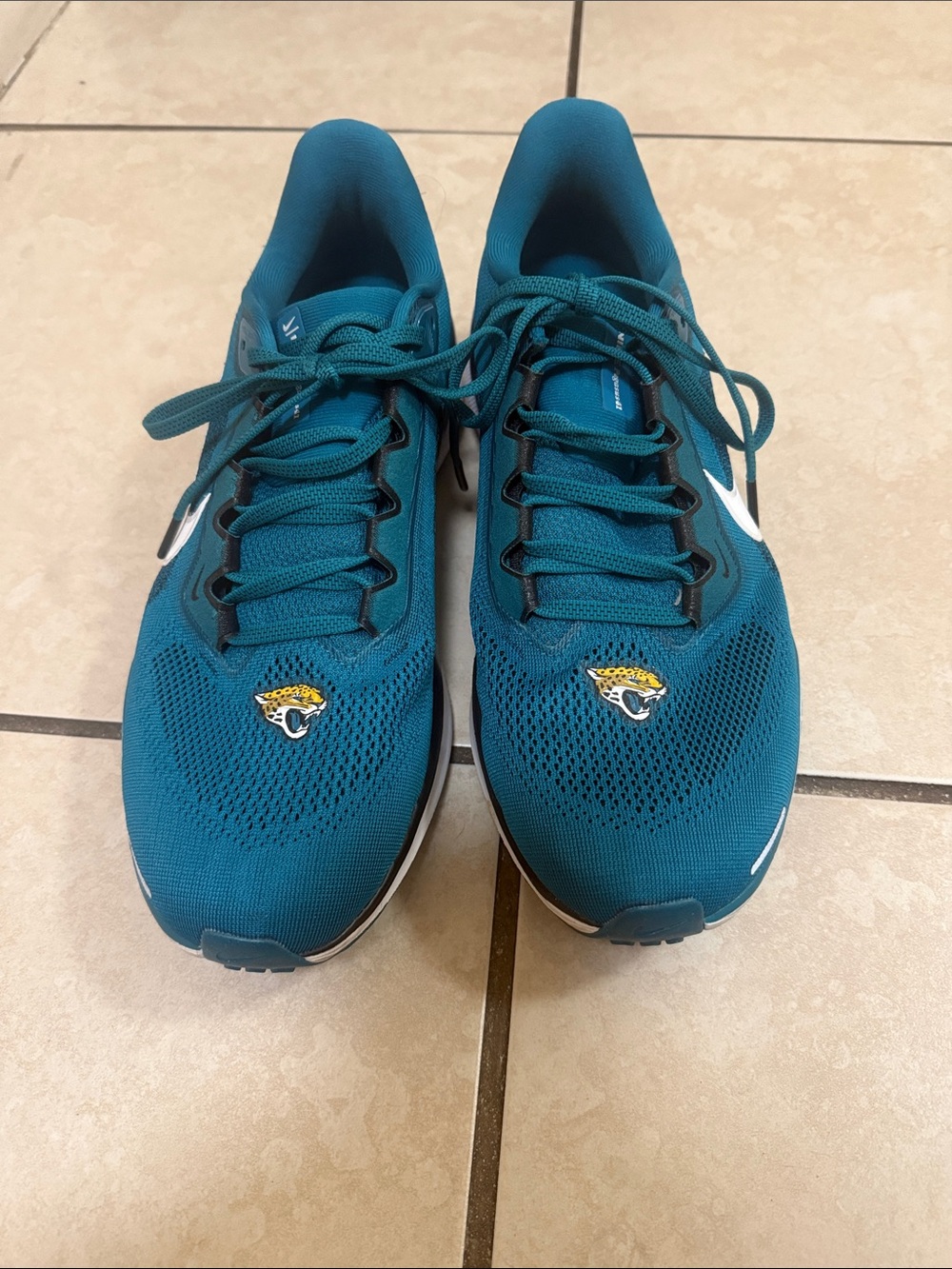 Nike Teal Running Sneakers with White Swoosh